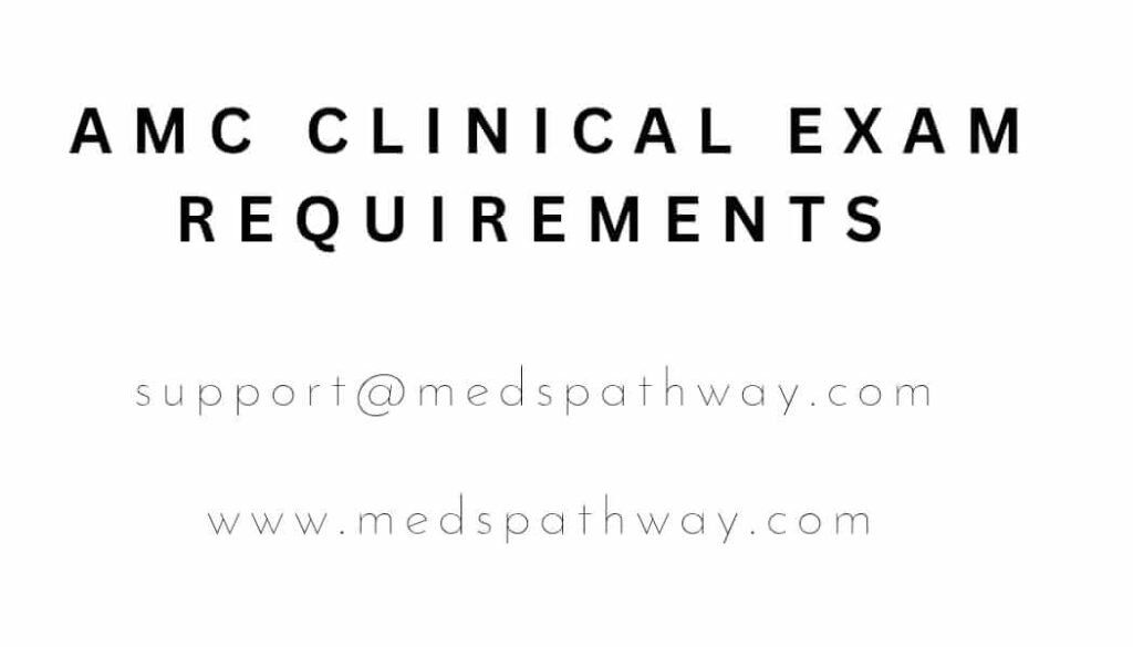 AMC Clinical Exam Requirements